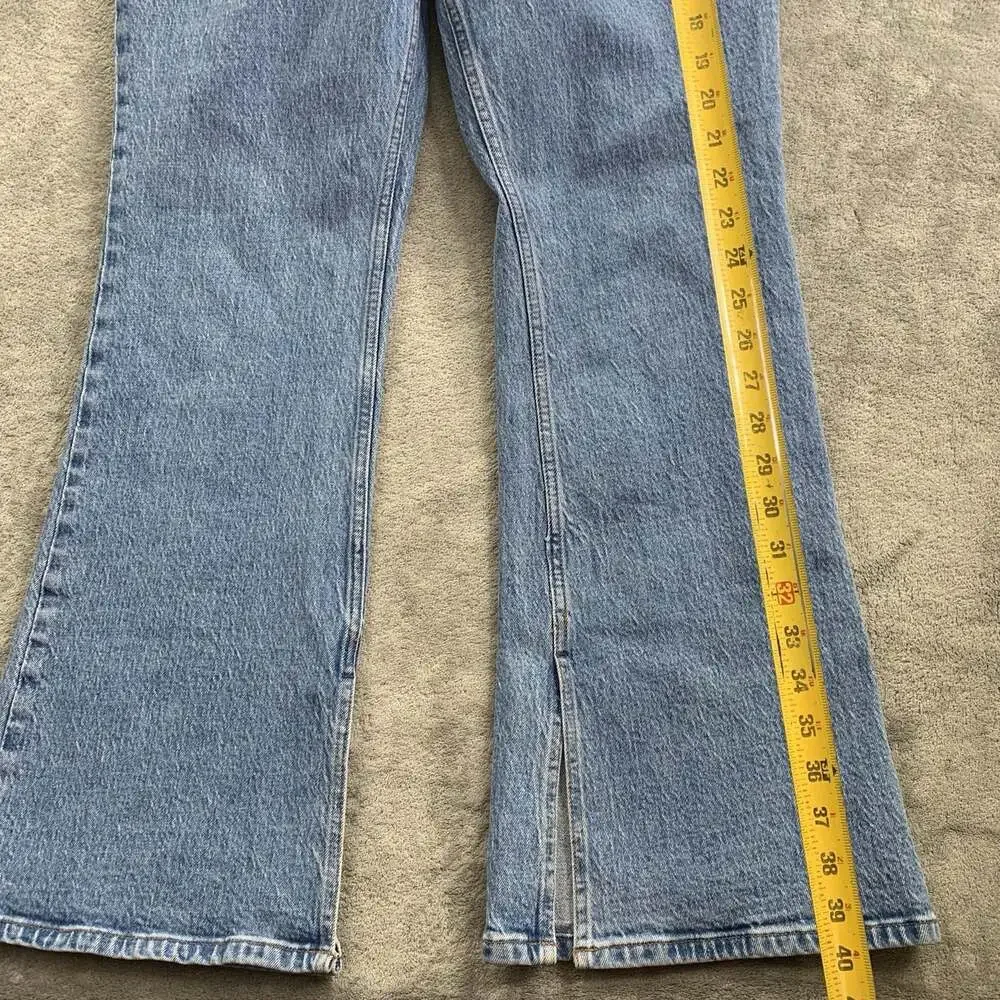Abercrombie & Fitch The Vintage Flare High Rise Jeans 29/8R Curve Love Boho Y2K